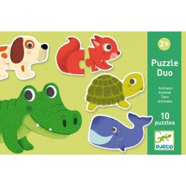 PUZZLE DUO ANIMALES