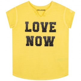 CAMISETA NIÑA Z&V AMARILLO