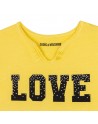 CAMISETA NIÑA Z&V AMARILLO
