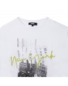 CAMISETA NIÑA DKNY NY BLANCO