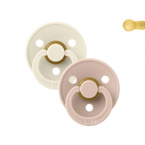 CHUPETE PACIFIER ROUND IVORY/SAGE