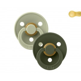 CHUPETE PACIFIER ROUND SAGE/HUNTER GREEN