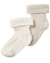 CALCETINES UNISEX NOPPIES RELIEVE BEIGE/PIEDRA