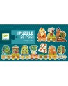 PUZZLE CONTAR ANIMALES DJECO