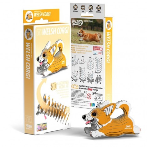 PUZZLE EUGY 3D CORGI GALÉS