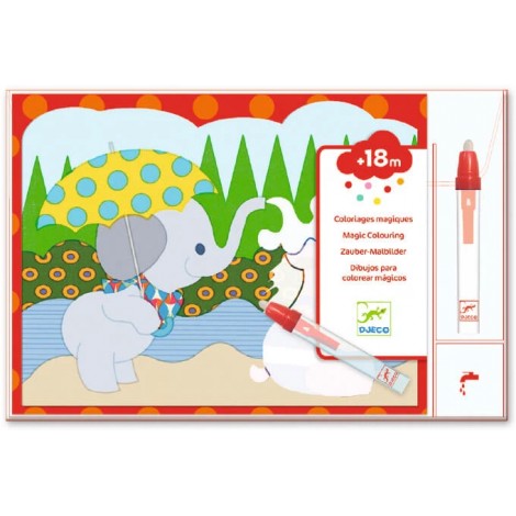 COLOREA MÁGICO ESCONDIDO EN EL BOSQUE DJECO