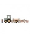 TRACTOR CON REMOLQUE LITTLE FARM DE LITTLE DUTCH