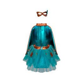 DISFRAZ SUPER-DUPER SET COBRE Y TURQUESA