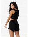PACK BERMUDA, TOP Y CHAQUETA LYNX NEGRO DE TIFFOSI