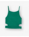 TOP HALTER POLLOCK VERDE DE TIFFOSI