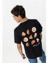 CAMISETA NARANJAS FOSTER NEGRO DE TIFFOSI