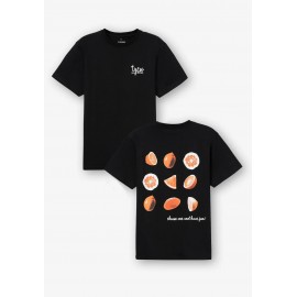 CAMISETA NARANJAS FOSTER NEGRO DE TIFFOSI