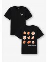 CAMISETA NARANJAS FOSTER NEGRO DE TIFFOSI
