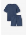 PACK CAMISETA Y BERMUDAS SALLES EN AZUL DE TIFFOSI