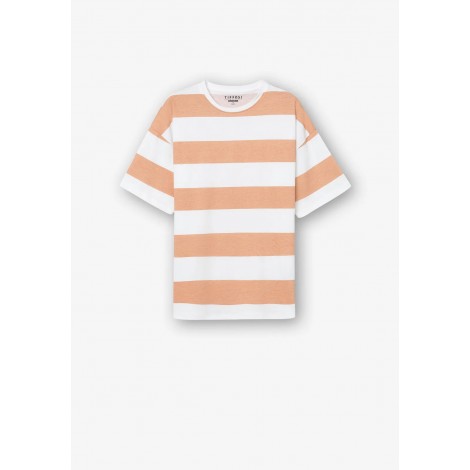 CAMISETA SAMI RAYAS NARANJA DE TIFFOSI