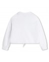 SUDADERA NIÑA DKNY BLANCA TACHUELAS