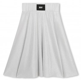 FALDA NIÑA DKNY MIDI METALIZADA