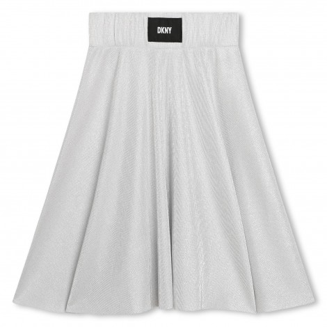 FALDA NIÑA DKNY MIDI METALIZADA