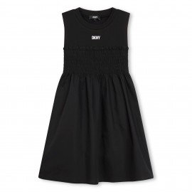 VESTIDO NIÑA SIN MANGAS NEGRO DKNY