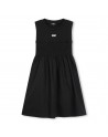 VESTIDO NIÑA SIN MANGAS NEGRO DKNY