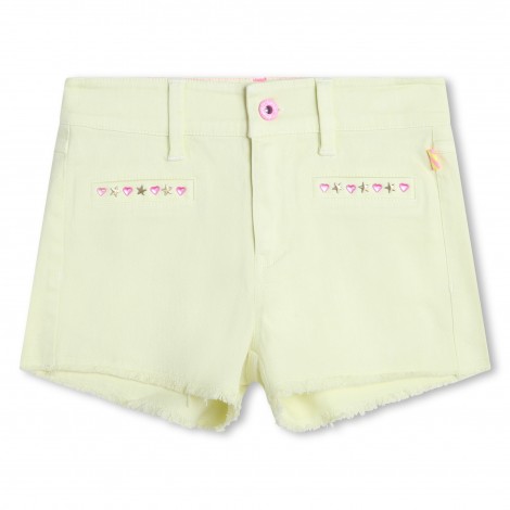 SHORT NIÑA BILLIEBLUSH AMARILLO FLECOS