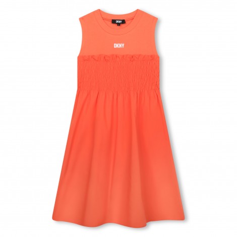 VESTIDO NIÑA SIN MANGAS CORAL DKNY