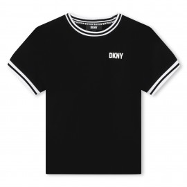 CAMISETA UNISEX NEGRA DKNY