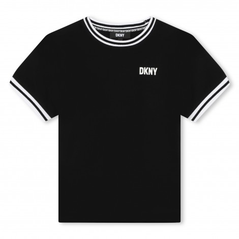 CAMISETA UNISEX NEGRA DKNY