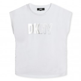 CAMISETA BLANCA DKNY LOGO