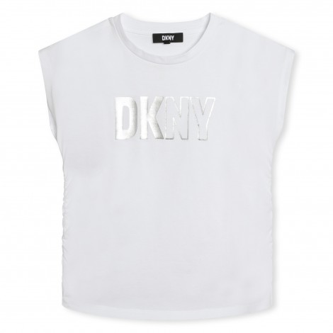 CAMISETA BLANCA DKNY LOGO