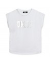 CAMISETA BLANCA DKNY LOGO