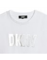 CAMISETA BLANCA DKNY LOGO