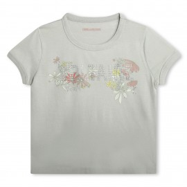 CAMISETA NIÑA FLORES DE Z&V