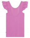 CAMISETA NIÑA MOLO RANJA ROSA
