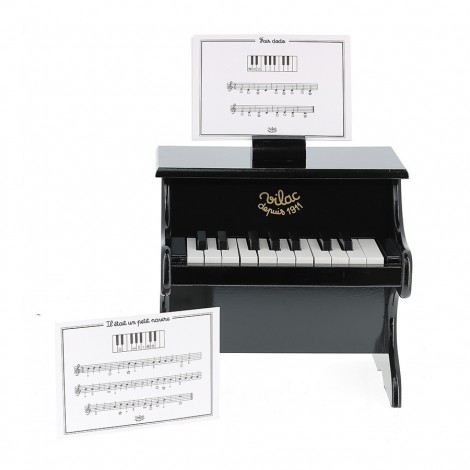 PIANO NEGRO DE MADERA