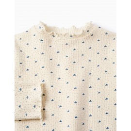 CAMISETA FLORAL MANGA LARGA