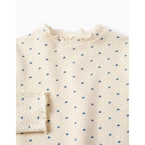 CAMISETA FLORAL MANGA LARGA