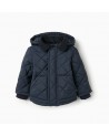 ABRIGO ACOLCHABLE CON CAPUCHA DESMONTABLE