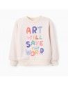 SUDADERA ART WILL SAVE THE WORLD