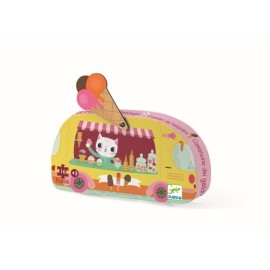 PUZZLE SILUETA CAMIÓN DE BOMBEROS