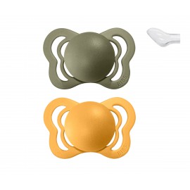 CHUPETES VERDE Y AMARILLO TALLA 2