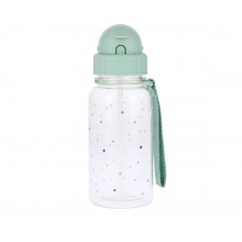 BOTELLA PLASTICO TOPOS MENTA